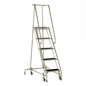 Mobile Access Steps Stainless Steel 5 Tread